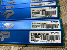 PATRIOT PSD24G800KH PS000533 4GB PC2-6400 800MHz (2x2GB) Kit Lot of 10 picture