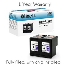 61XL Black Color Ink cartridge for HP ENVY 5530 4500 4501 4502 4504 Deskjet picture