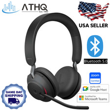 Jabra Evolve2 65 MS Stereo Wireless Headset Link380a USB-A Teams Bluetooth NEW picture
