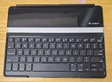 Logitech Y-R0032 Black Bluetooth Wireless Slim Tablet QWERTY Keyboard for iPad picture