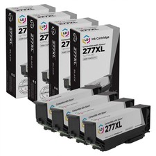 LD 4pk Black Reman Ink Cartridge for Epson 277 XL 277XL T277XL120 XP-950 XP-960 picture