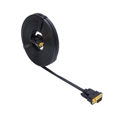 Ultra Thin Flat Computer Monitor VGA Cable 25ft Standard 15 Pin Male Cord picture