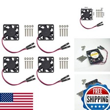 Easycargo 30mm Fan 5V 3.3V DC Quiet Fan for Raspberry Pi 5 4 3B+ 3007 (4-Sets) picture