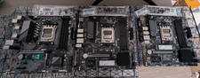 Lot of 3 AM5 B650 Motherboards 2x MSI B650M-P Gigabyte B650M K + 256GB NVMes picture