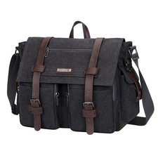 Canvas Messenger Bag for Men Fits 16 Inch Laptop picture