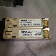 LOT OF 2 Ciena XCVR-S10V31 10GBASE-LR SFP+ 1310nm 10km COUIA7FPAA Optical Transc picture