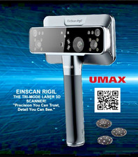 EinScan Rigil Wireless Handheld 3D Scanner 0.04mm Accuracy Laser + VCSEL IR NIB picture