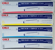 OKI OKICOLOR OKIPAGE 8 8C TONER SET 41012301 41012302 41012303 41012304 CMYK picture