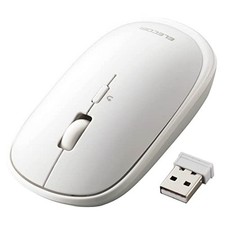 ELECOM Wireless Mouse  with USB Receiver  Silent  Quiet Click  Slim  4 Button picture