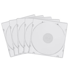 10-100 Standard Clear Tray CD Jewel Case Slim PP DVD Disc Storage Cover Sleeves picture