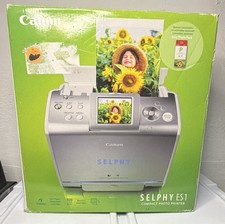 Canon Selphy ES1 Dye-Sub Color Photo Printer 300x300 DPI Portable USB 4x6 picture