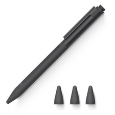 ELAGO APPLE PENCIL 2ND GEN SILICONE CLIP CASE WITH 3 TIPS BLACK picture
