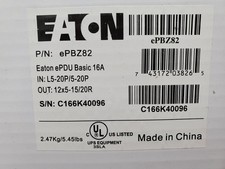 Eaton EPBZ82 Basic Rack PDU 1U, L5-20P Input, 1.92 KW Max, 100-120V, 15 Cord picture