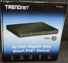 NIB TRENDNET TPE-5048WS 52-Port Gigabit Web Smart PoE+ Switch 740W L2 Managed picture