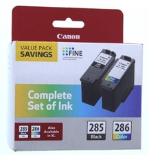 Canon PIXMA Value Pack 285 Black/286 Color Ink Cartridge picture