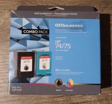 Office Depot Ink HP 74/75 Black/Color picture