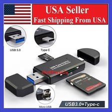 Card Reader USB 3.0 Type C Micro SD TF OTG Smart Memory Adapter Laptop Computer picture