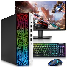 HP 600 G3 RGB Gaming PC i7-6th, 32GB 1TB SSD, 24