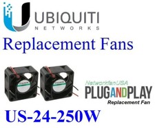 2x *Quiet* (18-dBA) noise replacement fans for UniFi Switch US-24-250W PoE picture
