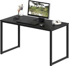 SHW Mission 40-Inch Home Office Computer Desk, Black picture