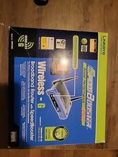 RESET OPEN BOX Linksys Wireless-G Broadband Router 2.4 GHz 4-Port Model WRT54G picture