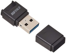 Japan NEW Buffalo USB 3.0 microSD Compact Card Reader Black BSCRM100U3BK picture