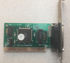 HMC ISA LJKMP101C PARALLEL CARD IRQ 7 & 5, 3BC, 378, 278 picture