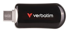 Verbatim W129015935 30224 Plectra USB-C Flash Drive Black 64GB ~E~ picture