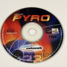 Cakewalk PYRO Audio CD MP3 Music Software CD-ROM Windows 95/98 Vintage 2000 PC picture