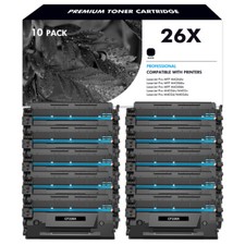 10 Pack Toner Cartridge Fits for HP Laserjet Pro M402n MFP High Yield CF226X 26X picture