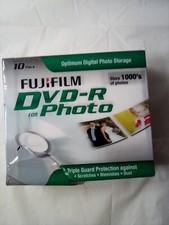 Fujifilm DVD-R 10 Pack Optimum Digital Storage Store 1000 of photos picture