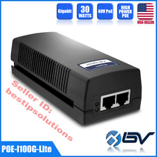 PoE Injector 48V 30W Gigabit PowerOver Ethernet Adaptor 100/1000Mbps Up to 325Ft picture