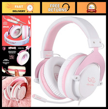 Stereo Gaming Headset for PS4, PC, Mobile - Noise Cancelling Over Ear with Mic & picture