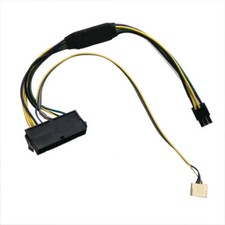 24-Pin to 6-Pin Power Supply Adapter Cable for HP Elite 8100 8200 8300 800 G1 US picture