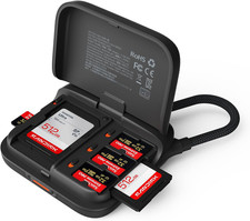 PGYTECH Mini SD Card Reader Case, 2-In-1 UHS-II SD 4.0/Micro SD Card Reader picture