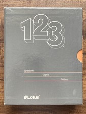 LOTUS 123 1-2-3 Release 2 Reference Manual Quick Guides & Disc's 1985 - Software picture