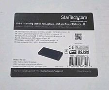 StarTech Dual Monitor USB-C Laptop Docking Station 4K HDMI DisplayPort USB 3.0 + picture