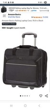 NEW Amazon basics black rolling laptop case 15.6 inch picture