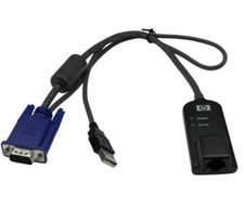 NEW HP HPE 410532-001 AF603A Virtual Media USB VGA KVM Switch Module Cable picture