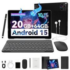 Urao Android 15 Quad Core Tablet 20GB RAM+64GB 10.1 inch IPS HD Touchscreen picture