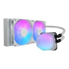 COOLER MASTER 240 ELITE LIQUID WHITE CPU LIQUID, DUAL-CHAMBER PUMP - WHITE picture