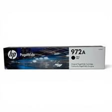 Genuine HP 972A F6T80AN Black PageWide Ink New Sealed Date 11/2024 452 477 577 picture