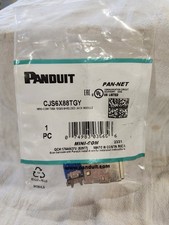Panduit CJS6X88TGY Cat6 Shielded Mini-Com Jack TX6A 10GIG picture