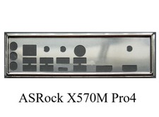 Shield I/O IO For ASRock X570M Pro4 Rear Baffle Backplate Motherboard NEW picture