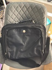 DELL Laptop Computer Briefcase Messenger Shoulder Nylon Bag Vintage picture