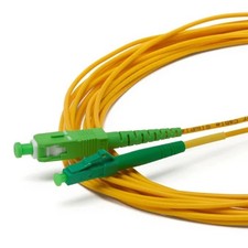 [2pcs] 1M‑10M LC APC to SC APC Simplex OS2 LSZH SingleMode Fiber Patch Cord FTTH picture