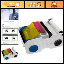 YMCKO Ribbon Cartridge with Cleaning Roller for DTC1000 - 45,000 Prints picture