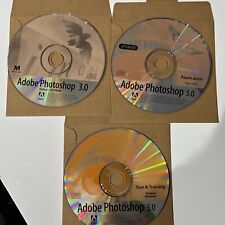 Adobe Photoshop 3.0 5.0 Upgrade & 5.0 Tours &Training CDs | No License Disc Only picture