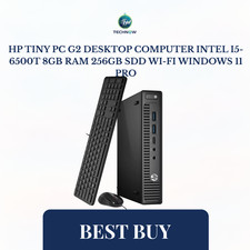 HP Tiny PC G2 Desktop Computer Intel i5-6500T 8GB Ram 256GB SDD Wi-Fi Windows 11 picture
