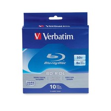 BD-R DL 50GB 8x Recordable Blu-ray Discs 10-Pack Spindle HardCoat picture